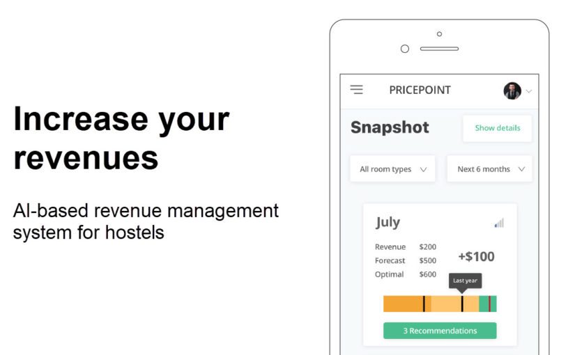 How did 8 different properties increase their revenues by an average of 19%, with Pricepoint?