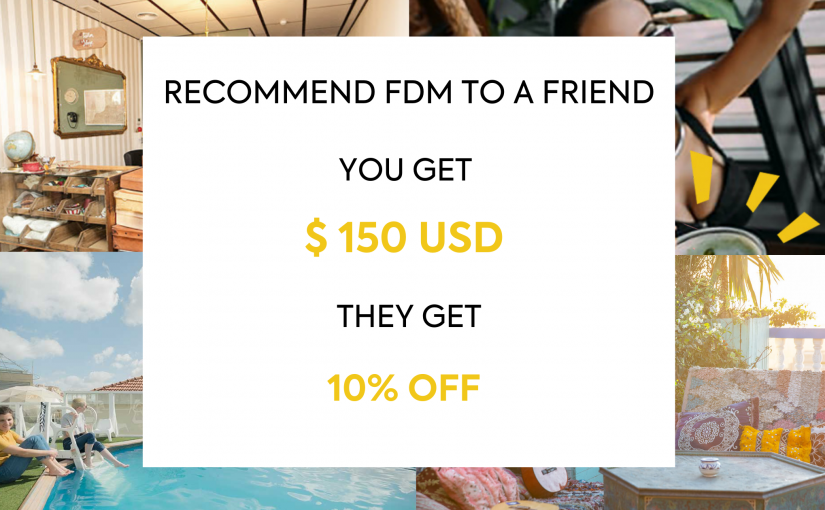 Recommend FrontDesk Master to a friend and earn money!