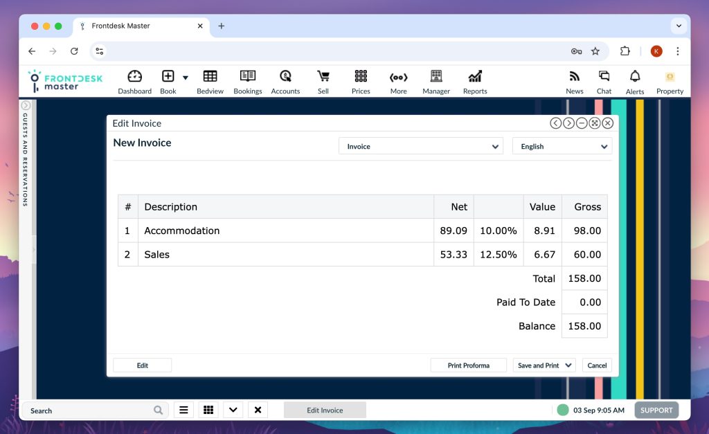 Invoicing improvements – Frontdesk Master News